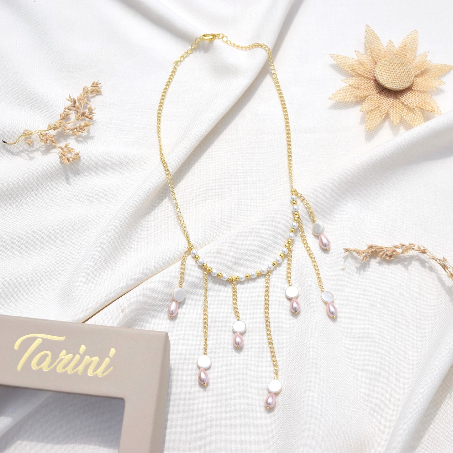 Pearls & Gold Plated Necklace