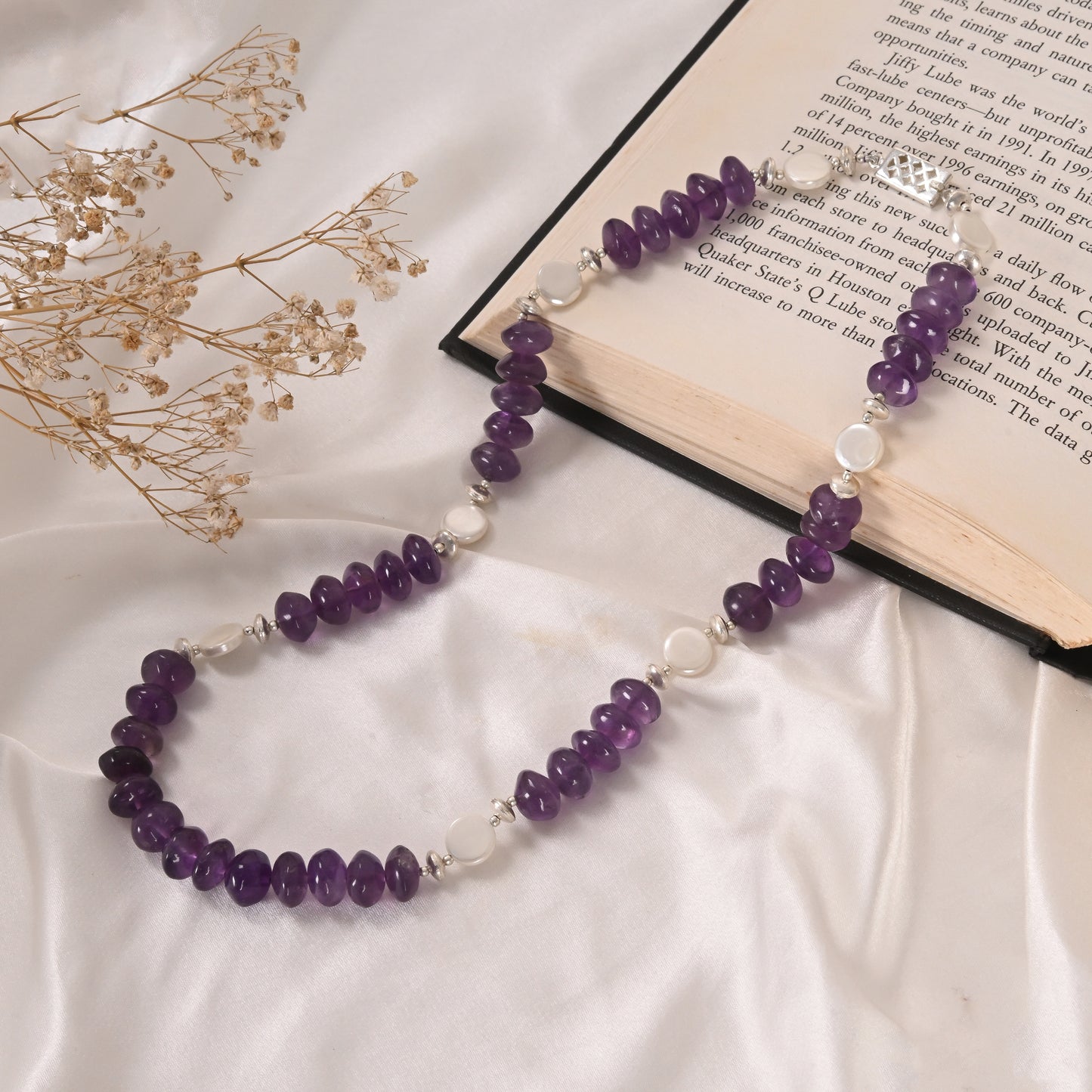 Pearls & Amethyst Necklace