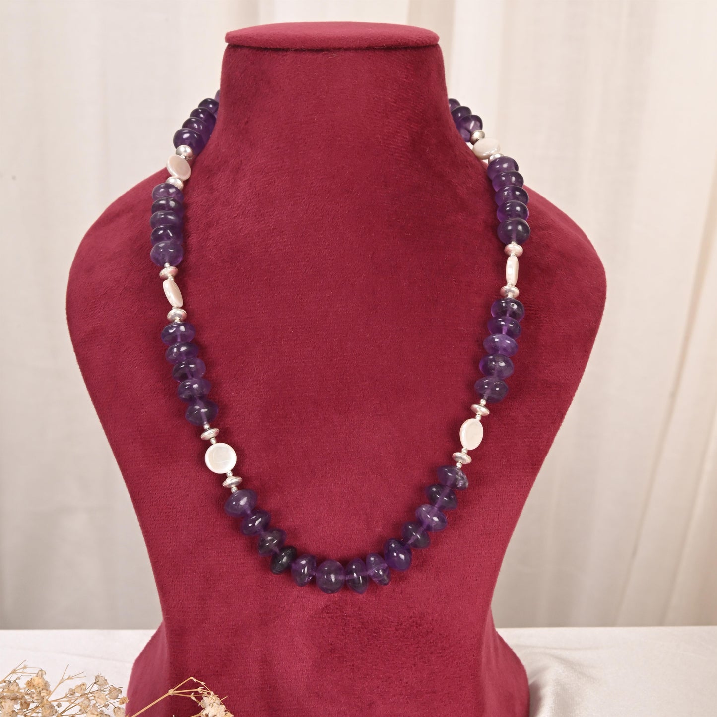 Pearls & Amethyst Necklace