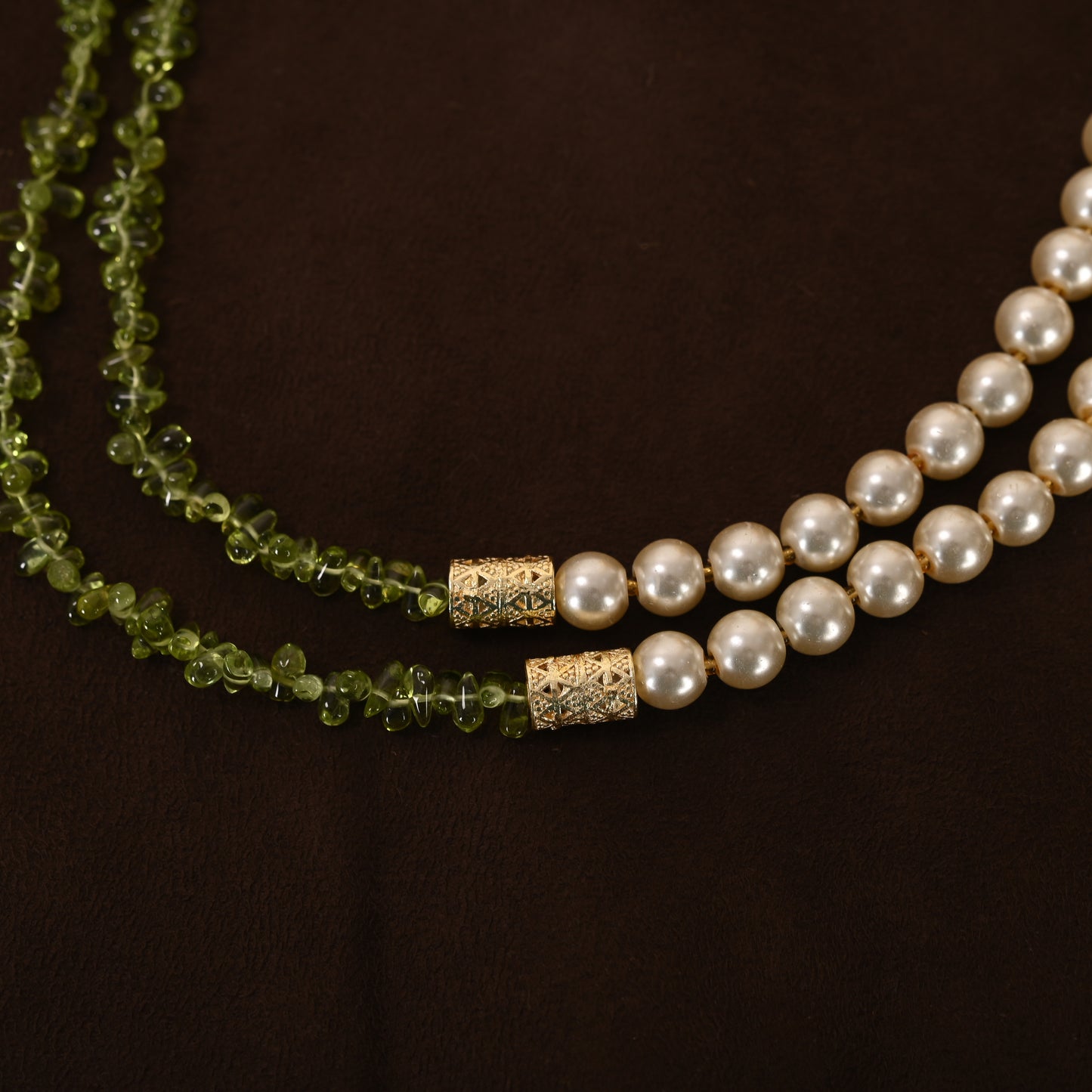 Pearls & Peridot Necklace