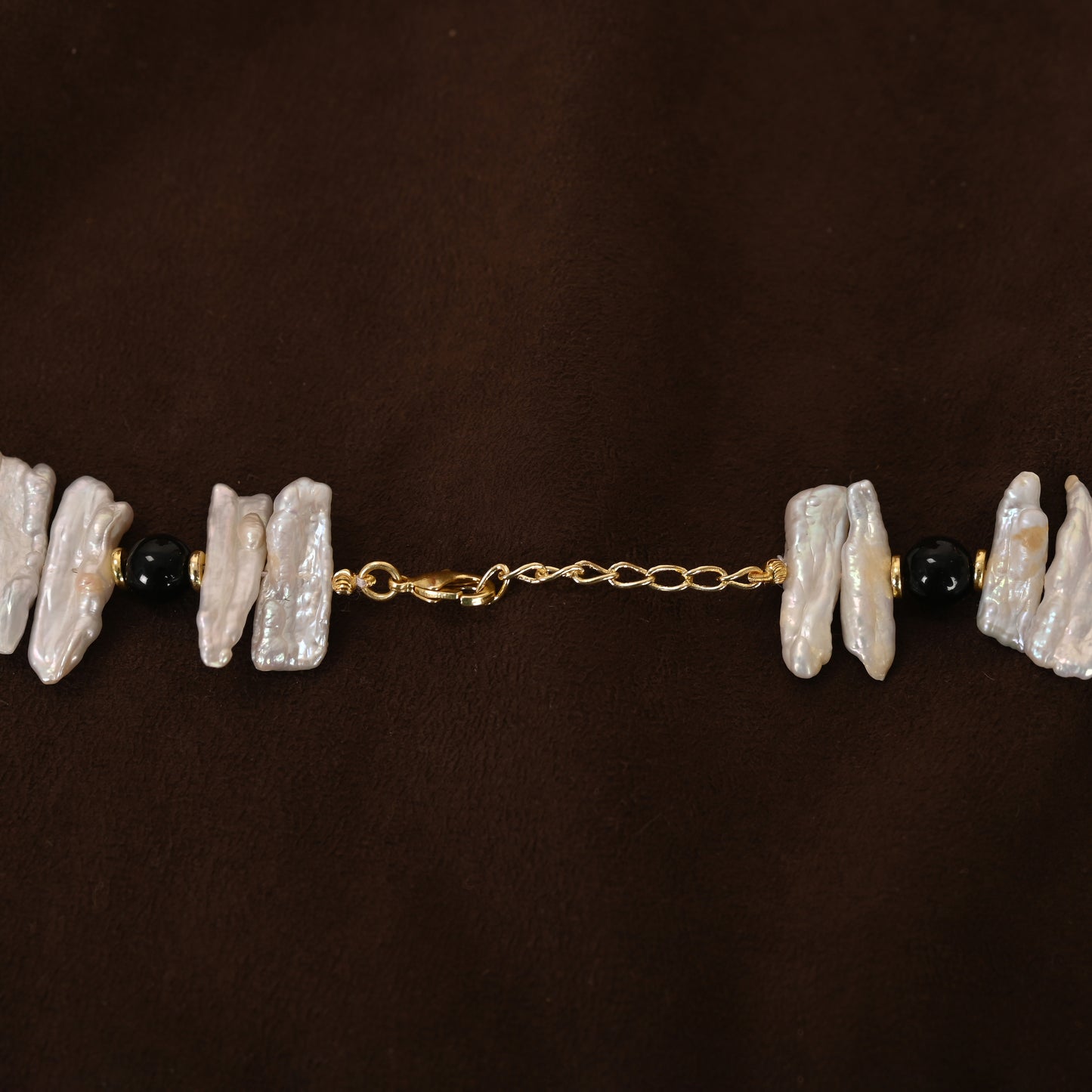 Pearls & Black Onyx Necklace